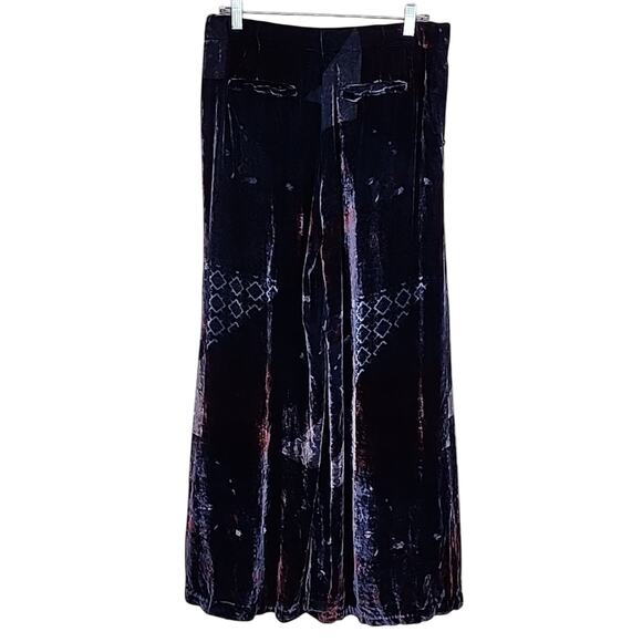 Free People Silk Velour Extreme Wide Leg Size 8 Pants - Picture 2 of 9